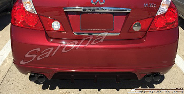 Custom Infiniti M45  Sedan Rear Lip/Diffuser (2006 - 2007) - $470.00 (Part #IF-006-RA)